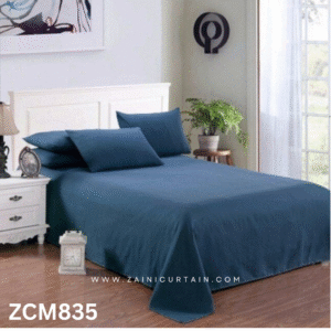 Plain Aegean Color Bedsheet For Hotel Manufacturer From Pakistan