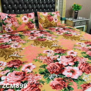 Beautiful Flower Printed Bedsheet at Lowest Price