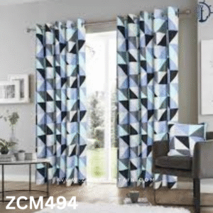 Geometric Print Curtain